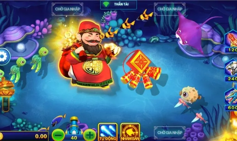 Giao diện chơi Bắn Cá Thần Tài tại Xoso66